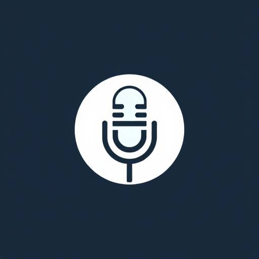 Logotipo de Tele-Estudio La Voz Digital - Un micr칩fono estilizado dentro de un c칤rculo